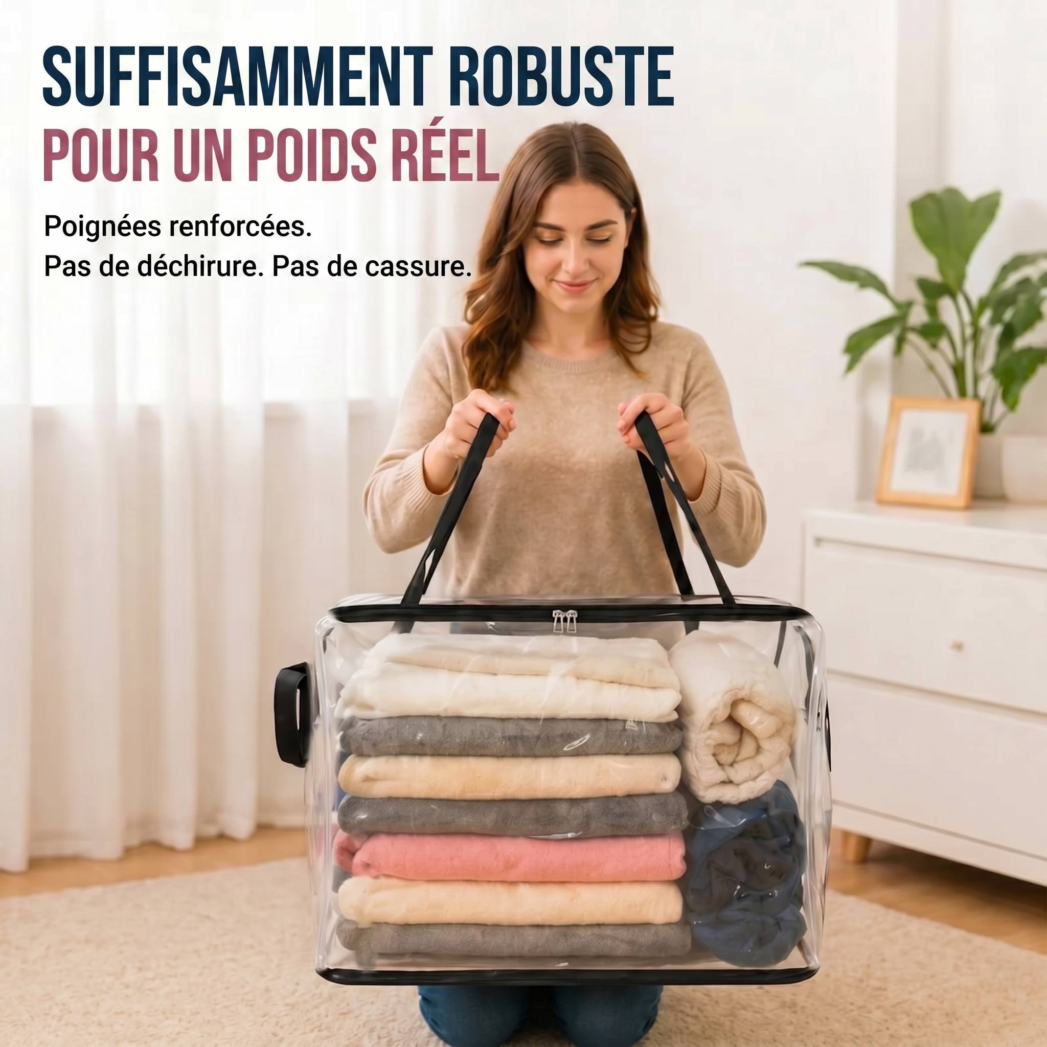 Boîte de Rangement Grande Capacité